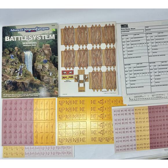Advanced Dungeons & Dragons AD&D Battle System 1985 TSR Complete - Picture 3 of 5